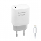 FONTE ECOPOWER EP-7060 20W/USBC/IPHONE/BRANCO