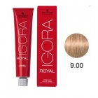TINTA P/ CABELO SCHWARZKOPF IGORA ROYAL 9-00 60G +LO€AO 60ML