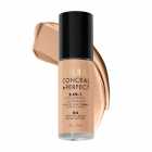 BASE + CORRETIVO MILANI CONCEAL+PERFECT 2-IN1 04 MEDIUM BEIGE 30ML
