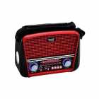 RADIO PORTATIL ECOPOWER EP-F93B PRETO/VERMELHO BT/SD/FM/AM