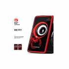 SPEAKER MARVO SG-201 RD GAMING SCORPION 2.0 PRETO/VERMELHO 
