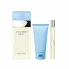 DOLCE GABBANA LIGHT BLUE KIT FEM 100ML+10ML+BODY 50ML