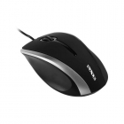 MOUSE USB SATELLITE A-501 SILENT PRO PRETO/PRATA