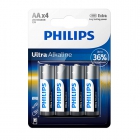 PILHA PHILIPS ULTRA ALKALINA AA 4P€S LR6E4B/97 1.5V 547875