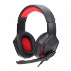 FONE C/ MICROFONE REDRAGON THEMIS 2 H220N PRETO/VERMELHO