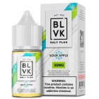 JUICE VAPE E.LIQUID BLVK SALT PLUS SOUR APPLE ICE 50MG 30ML 018466*