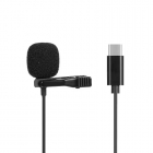 MICROFONE JH-042-A TYP-C/AUX PRETO