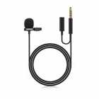 MICROFONE JH-043-A P2/AUX 3.5 PRETO