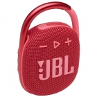 SPEAKER JBL CLIP 4 SPLASHPROOF BL VERMELHO