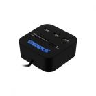 HUB USB 4PORTAS SATELLTE A-HUB13 2.0 PRETO