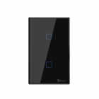 INTERRUPTOR SMART SONOFF T3US2C WIRELESS SWITCH PRETO IM190314040 BIVO