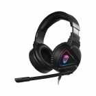FONE COM MICROFONE SATELLITE GH-530 KING FIGHT RGB PRETO