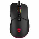 MOUSE USB SATELLITE A-GM06 KING FIGHT RGB 7 BOTOES PRETO