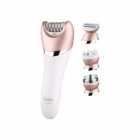 DEPILADOR QUANTA QTDEP4 4EM1 BRANCO ROSA AQUA SOFT
