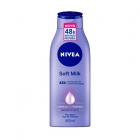 CREME CORPORAL NIVEA SOFT MILK PELE SECA 400ML