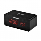 DESPERTADOR +CARREGADOR WIRELES MAGNAVOX MCR7320/MO PRETO