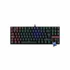 TECLADO USB MEC GAMER REDRAGON K552RGB-1 SW RED KUMARA PRETO