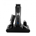 APARADOR DE PELO QUANTA QTAPK20 KIT 12EM1 PRETO CINZA