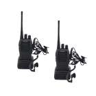 PX BAOFENG BF-888S 2KIT PRETO UHF/UHE/FM RECEIVER