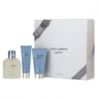 DOLCE GABBANA LIGHT BLUE KIT MAN 125ML+BODY75ML+AFTER50ML EDT