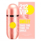 CAROLINA HERRERA 212 VIP ROSE SMILEY FEM 80ML EDP