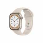 APPLE WATCH S8 41MM MNU93LL/A GPS STARLIGHT ALUM S/M