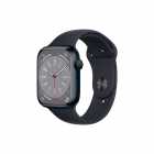  APPLE WATCH S8 45MM MNUL3LL/A GPS MIDNIGHT M/L