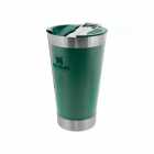 COPO TÉRMICO STANLEY CLASSIC BEER PINT VERDE 473ML COM TAMPA E ABRIDOR