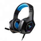 FONE C/ MICROFONE KOLKE KGA-514 BALDER PRETO/AZUL GAMING