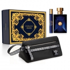 VERSACE POUR HOMME DYLAN BLUE KIT MEN 100ML+10ML+NECESER EDT 876907
