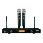 KIT MICROFONE BLG UF-06 2MIC SEM FIO/100M/UHF/BIVOLT