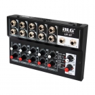 MESA DE SOM BLG UF-07 MINI AUDIO MIXER 6CH
