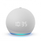 SPEAKER AMAZON ECHO DOT ALEXA 5GN WITH CLOCK BT GLACIER WHITE BRANCO
