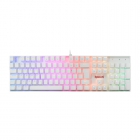 TECLADO USB GAMER REDRAGON K551W-RGB MITRA WHITE PT-RED PORTUGUES