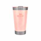 COPO TÉRMICO STANLEY CLASSIC BEER PINT ROSA 473ML COM TAMPA E ABRIDOR