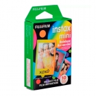 AC CAM FUJIFILM INSTAX MINI RAINBOW 10 FOLHAS