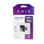 CARTÃO DE MEMORIA SDHC 128GB GHIS 160MB GHSD128M1 C10 C/ADAPTADOR