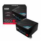 FONTE 550W AZZA PSAZ-550W 80PLUS BRONZE*