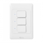 INTERRUPTOR SMART 4LIFE  FL811-3 COM 3 INTERRUPTOR WHITE BIVOLT