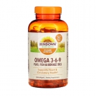 VITAMINA OMEGA 3-6-9 FLAX FISH BORAGE OILS 200 COMPRIMIDOS