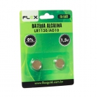 PILHA FLEX FX-LR1130/AG10 2PCS 1,5V