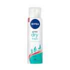 DESODORANTE NIVEA AEROSOL ACTIVE DRY FRESH FEM 150ML