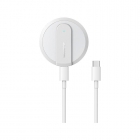 CARREGADOR WIRELESS JOYROON JR-A28 MAGSAFE USB-C 15W BRANCO