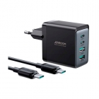 CARREGADOR JOYROOM TCG02 67W USB-C TYPE-C 1.20MT PRETO