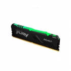 MEMÓRIA DDR4 16GB 3600MHZ KINGSTON FURY BEAST BK KF436C18BBA/16 RGB