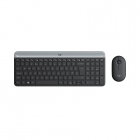 TECLADO+MOUSE WIR LOGITECH MK470 PRETO/CINZA ESPANHOL
