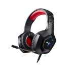FONE C/ MICROFONE KOLKE KGA-514 BALDER PRETO/VERMELHO GAMING