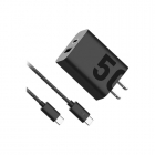 FONTE MOTOROLA TURBOPOWER 50 DUO MC-501 USB/A-USB-C/DUAL 50W