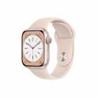 APPLE WATCH S8 41MM MNUF3LL/A GPS STARLIGHT ALUM M/L