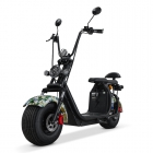 MOTO ELÉTRICA HARLEY GHIS C07 VERDE CAMUFLADO 2000W 60V 20A
